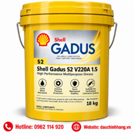 Shell Gadus S2 V220A 1.5 – Mỡ Chịu Nước NLGI 1.5 Chính Hãng