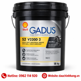 Shell Gadus S2 V220D 2 – Mỡ MoS₂ Chịu Tải Nặng NLGI 2