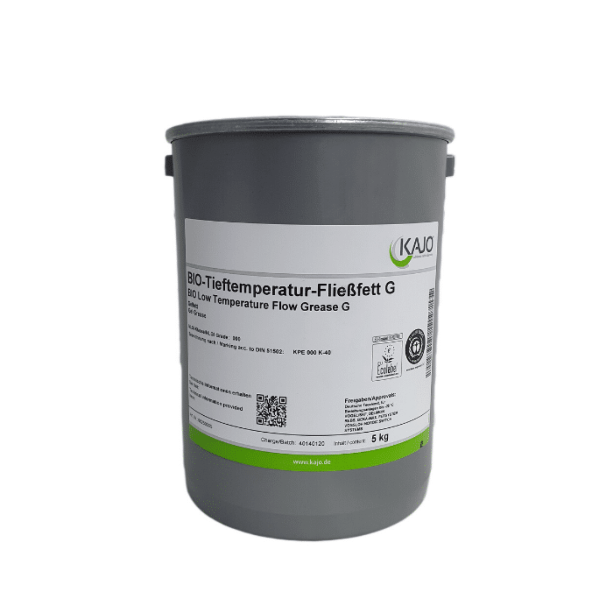 KAJO BIO Temperature Flow Grease G – Mỡ bán lỏng sinh học chịu nhiệt độ thấp NLGI 000