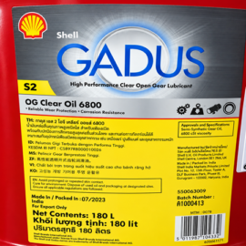 Shell Gadus S2 OG Clear Oil 6800